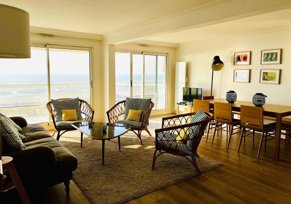 Appart T4 Lumineux Avec Terrasse Vue Mer Le Touquet Zewnętrze zdjęcie